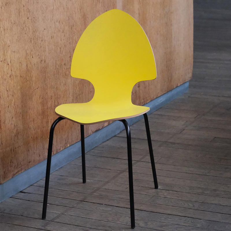 CHAISE LA CAPRICIEUSE, jaune